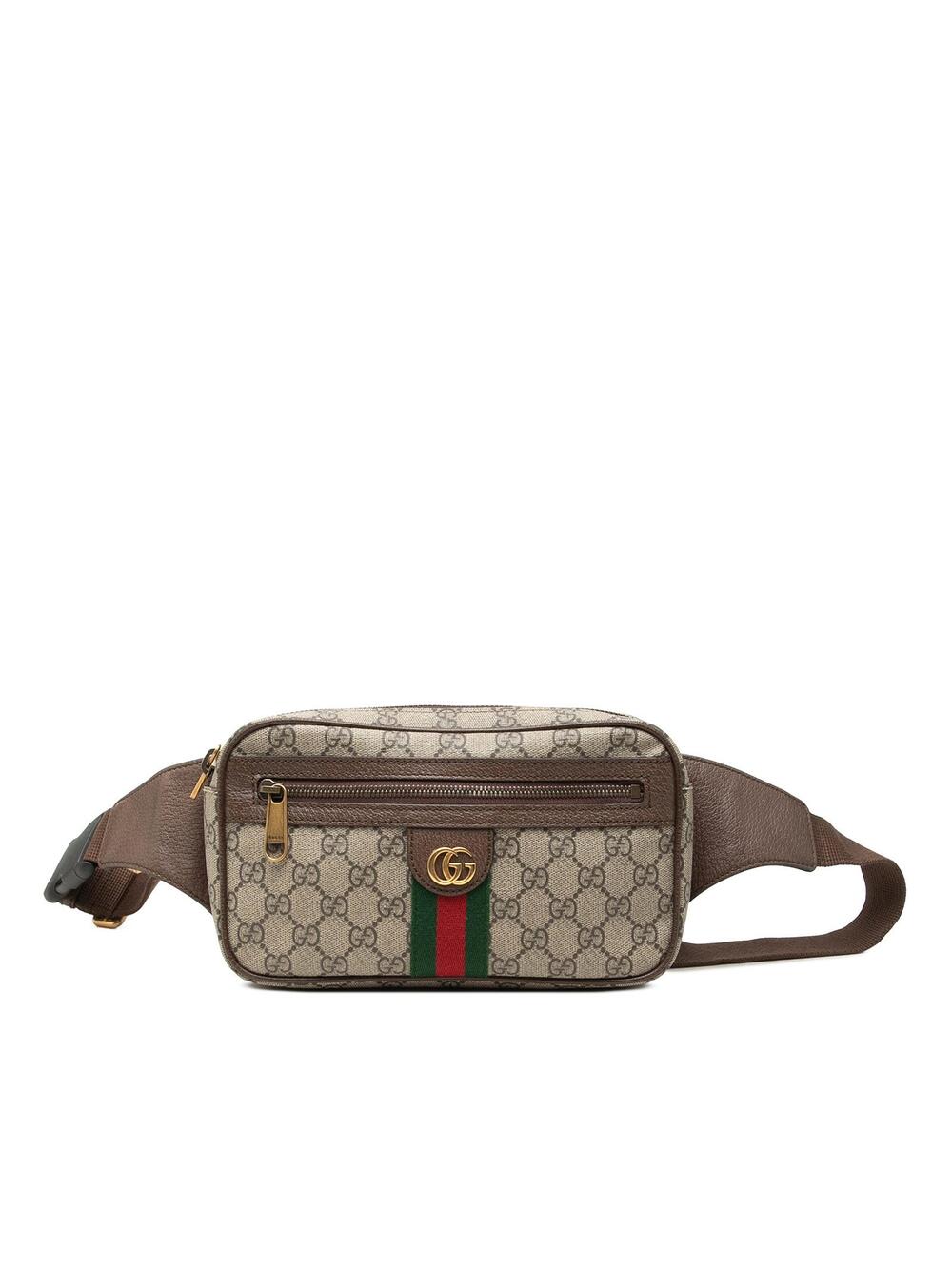 Gucci Small Gg Supreme Web Ophidia Belt #362378G82B